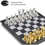 9.8-Inch Folding Magnetic Chess Set – Portable Travel Board