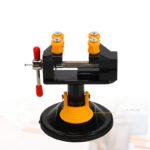360° Suction Cup Mini Bench Vise - Black