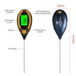 4 In 1 LCD Digital Soil Tester PH Water Temperature Sunlight Plant Test