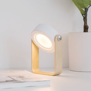 Foldable Touch Dimmable LED Night Light - White