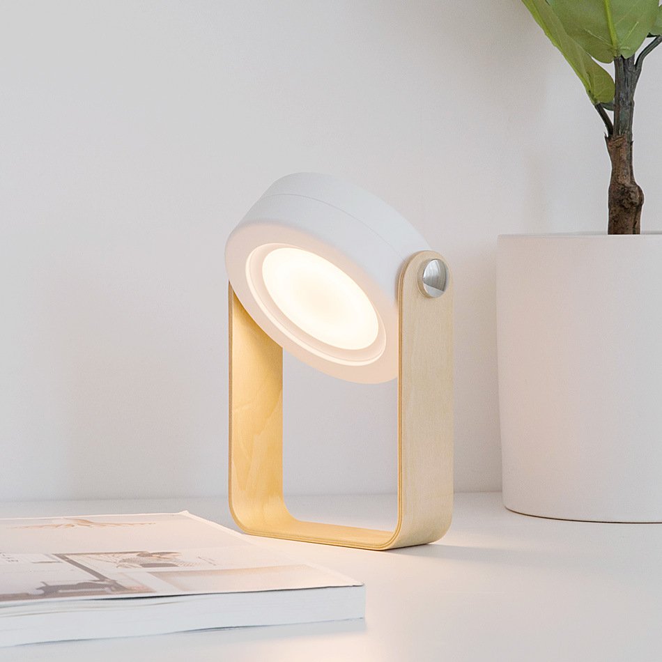 Foldable Touch Dimmable LED Night Light - White Foldable Touch Dimmable LED Night Light - White
