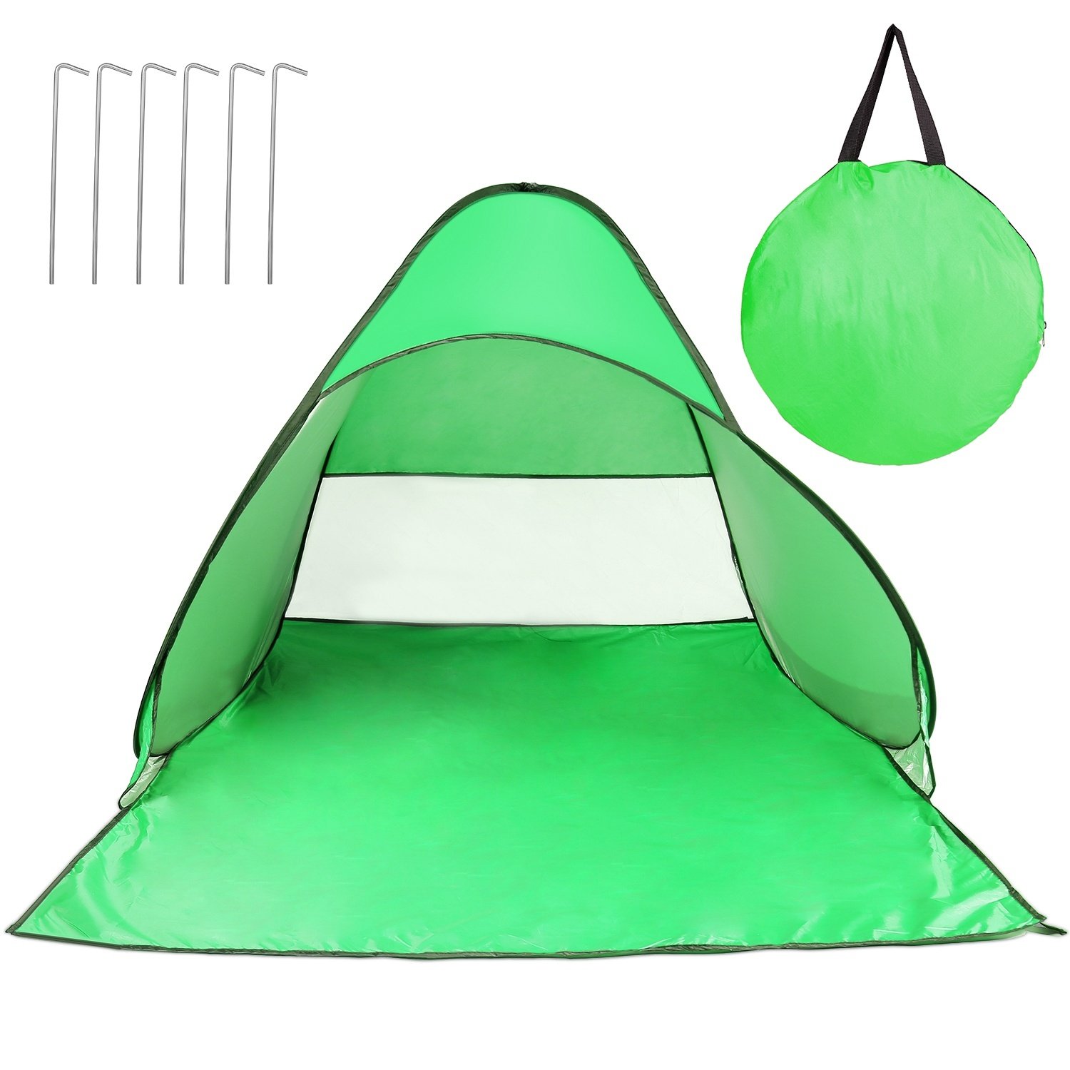 Pop-Up Beach Tent with Mesh Window & Carry Bag – 2–3 Person Pop-Up Beach Tent with Mesh Window & Carry Bag – 2–3 Person