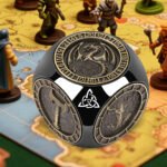 6-in-1 Metal RPG Dice Wheel Cube – D4 to D20