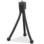 Compact Flexible Mini Tripod Stand with 1/4"-20 Mount
