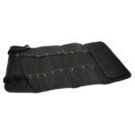 Roll-Up Tool Organizer Bag with Multi-Pocket Storage - Black