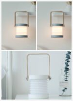 Foldable Touch Dimmable LED Night Light - White