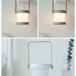 Foldable Touch Dimmable LED Night Light - White