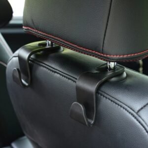 Car Headrest Hooks for Bags – Seat Back Organizer Hangers