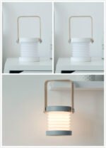 Foldable Touch Dimmable LED Night Light - White
