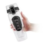 32oz Fruit Infuser Sports Water Bottle with Flip-Top Lid
