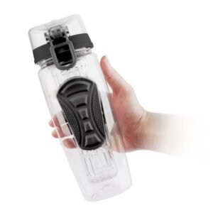 32oz Fruit Infuser Sports Water Bottle with Flip-Top Lid