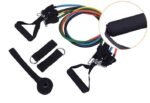 Resistance Band Set with Handles, Ankle Straps & Carry Bag