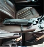 57-Inch Foldable Car Windshield Sunshade Umbrella – Black & Silver