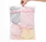 Zippered Mesh Laundry Bag 30x40cm - White