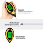 4 In 1 LCD Digital Soil Tester PH Water Temperature Sunlight Plant Test
