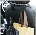 Car Headrest Hooks for Bags – Seat Back Organizer Hangers