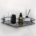 Wall-Mounted Corner Shower Caddy & Bathroom Shelf