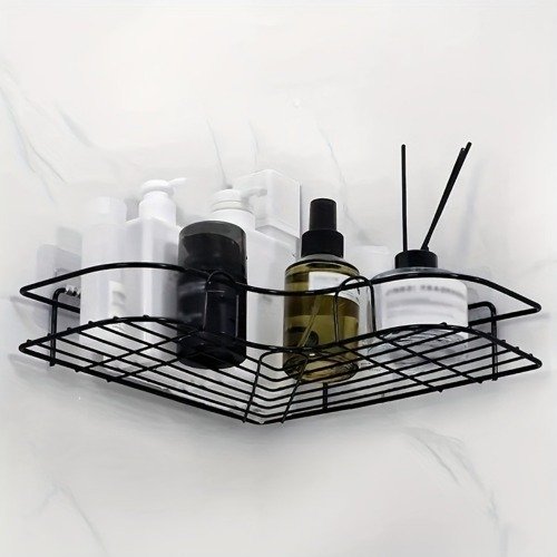 Wall-Mounted Corner Shower Caddy & Bathroom Shelf Wall-Mounted Corner Shower Caddy & Bathroom Shelf