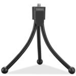 Compact Flexible Mini Tripod Stand with 1/4"-20 Mount