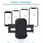 360° Universal Car Phone Mount with Windshield Suction Cup & Air Vent Adapter