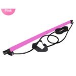 Pilates Resistance Bar with Foot Loops – Home Workout Trainer