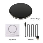 5W Qi Wireless Charging Pad – Ultra-Slim Black Charger