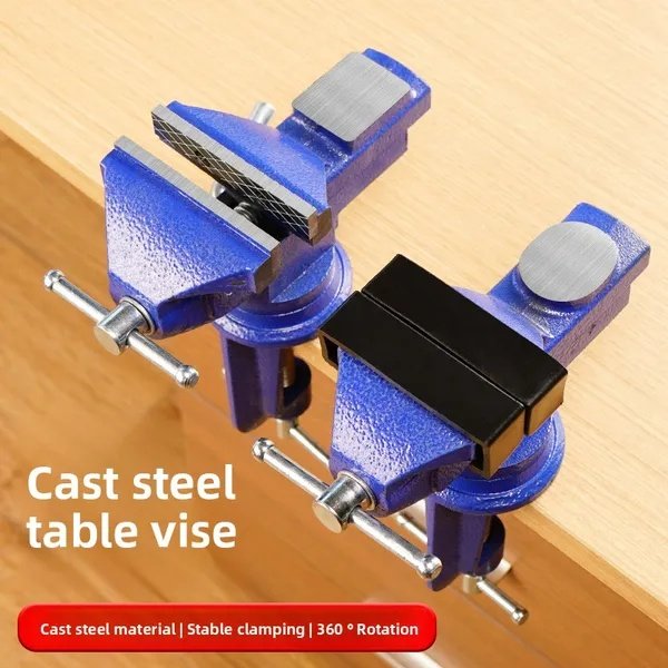Compact Bench Vise - Clamp-On Table Vise for DIY Projects Compact Bench Vise – Clamp-On Table Vise for DIY Projects