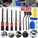 13-Piece Car Detailing Brush Set – Interior, Wheels & Air Vent Cleaning Kit