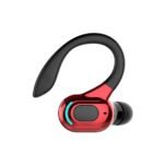Bluetooth 5.1 Wireless Ear-Hook Headset – Black or Red
