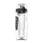 32oz Fruit Infuser Sports Water Bottle with Flip-Top Lid