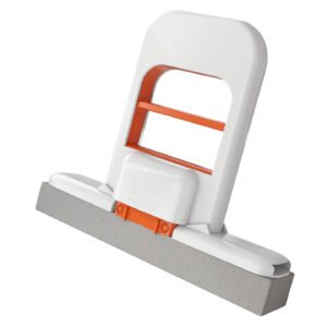Mini Foldable Handheld Sponge Mop - Orange