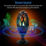 LED Flame Bluetooth Speaker with Patio Torch Light