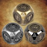 6-in-1 Metal RPG Dice Wheel Cube – D4 to D20
