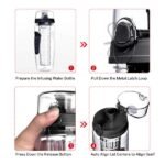 32oz Fruit Infuser Sports Water Bottle with Flip-Top Lid