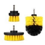 3-Piece Drill Brush Cleaning Set - Power Scrubber Attachments