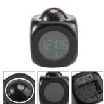 LED Projection Alarm Clock with Snooze & USB Power