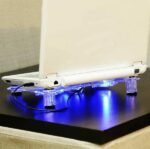 3-Fan USB Laptop Cooling Pad with LED Lighting