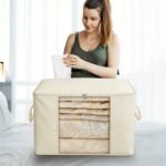 : 2-Piece 90L Clothes & Bedding Storage Bag Set