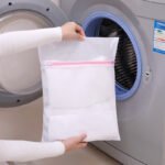 Zippered Mesh Laundry Bag 30x40cm - White