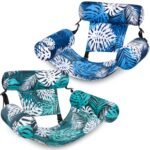 Inflatable Pool Hammock Chair – Tropical Leaf Design