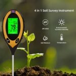 4 In 1 LCD Digital Soil Tester PH Water Temperature Sunlight Plant Test