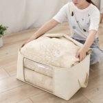 : 2-Piece 90L Clothes & Bedding Storage Bag Set