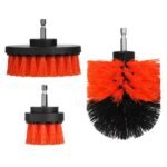 3-Piece Drill Brush Cleaning Set - Power Scrubber Attachments