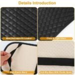 Car Center Console Armrest Pad – PU Leather Anti-Slip Protective Cover