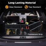 13-Gallon Car Trunk Organizer – 3 Compartments & 6 Storage Pockets