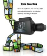 1080P Dual-Lens Car Dash Cam with Front & Interior Camera and G-Sensor