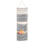 3-Pocket Wall-Mounted Hanging Storage Organizer
