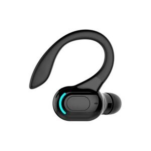 Bluetooth 5.1 Wireless Ear-Hook Headset – Black or Red
