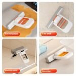 Mini Foldable Handheld Sponge Mop - Orange