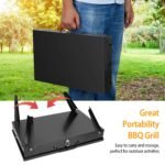 Portable Foldable Charcoal Grill with BBQ Tools